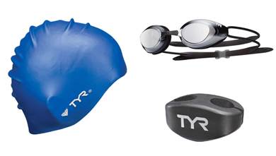 Triathlete - Gear, Caps, Goggles