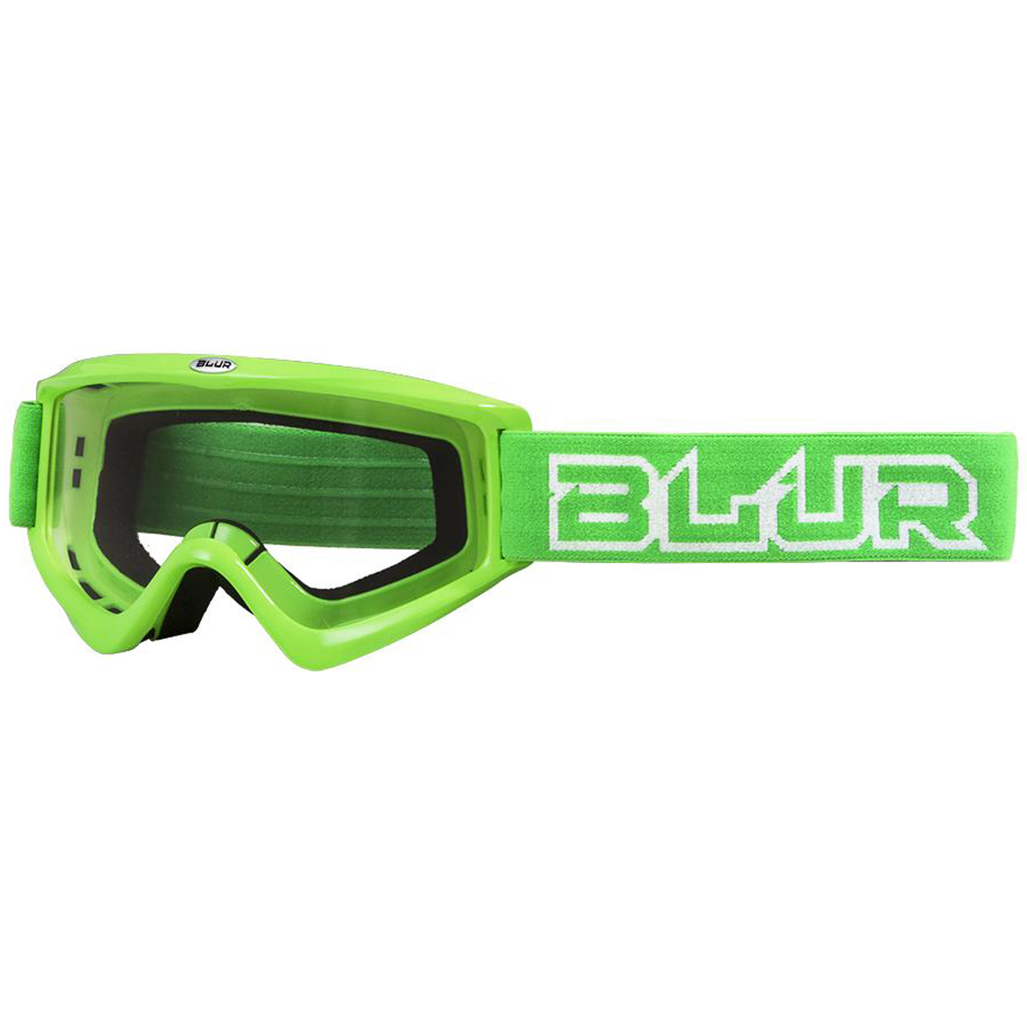 Blur Goggles B-Zero Goggle, Green, Clear Lens
