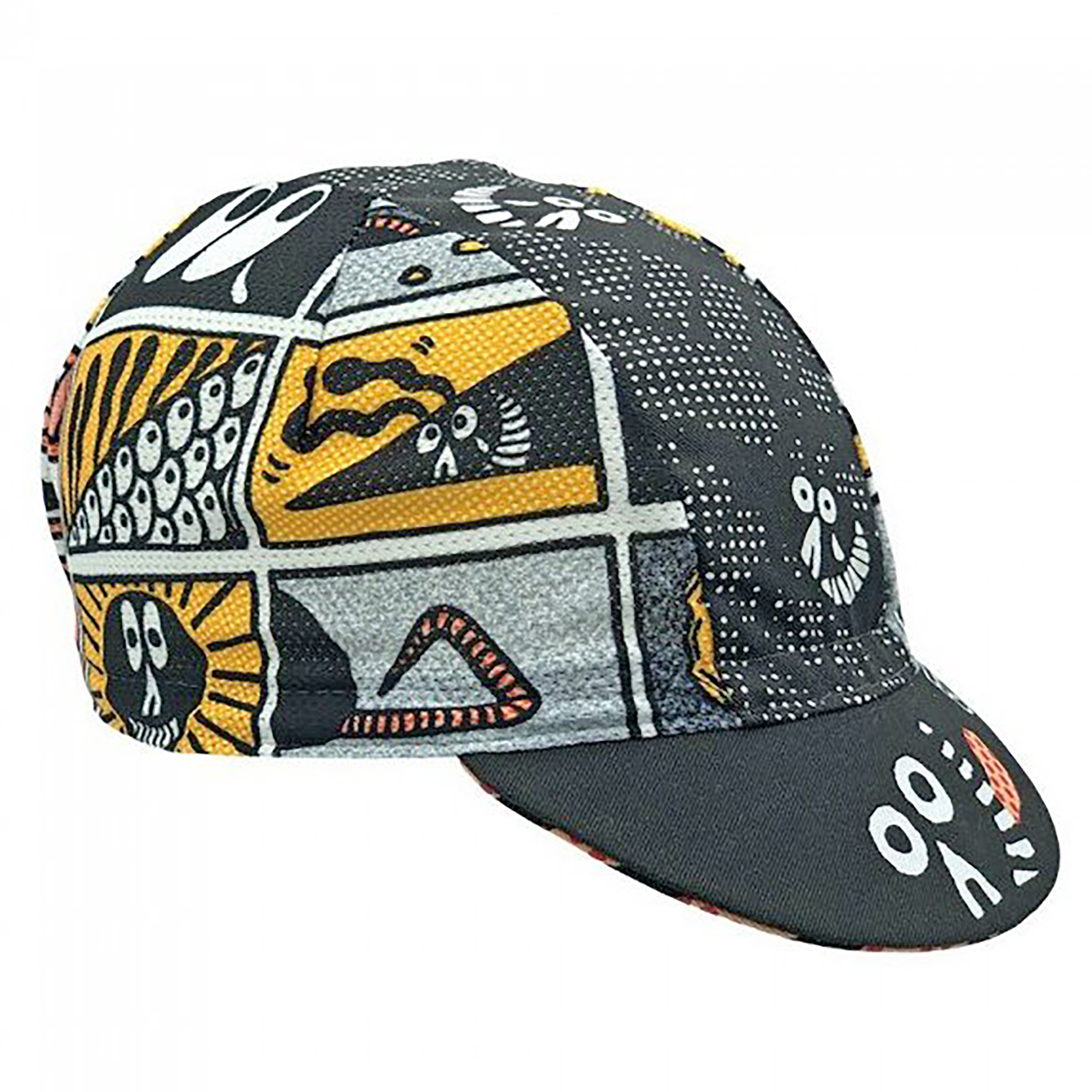 Cinelli Cycling Cap, Barton Art, Alley Mouse, black