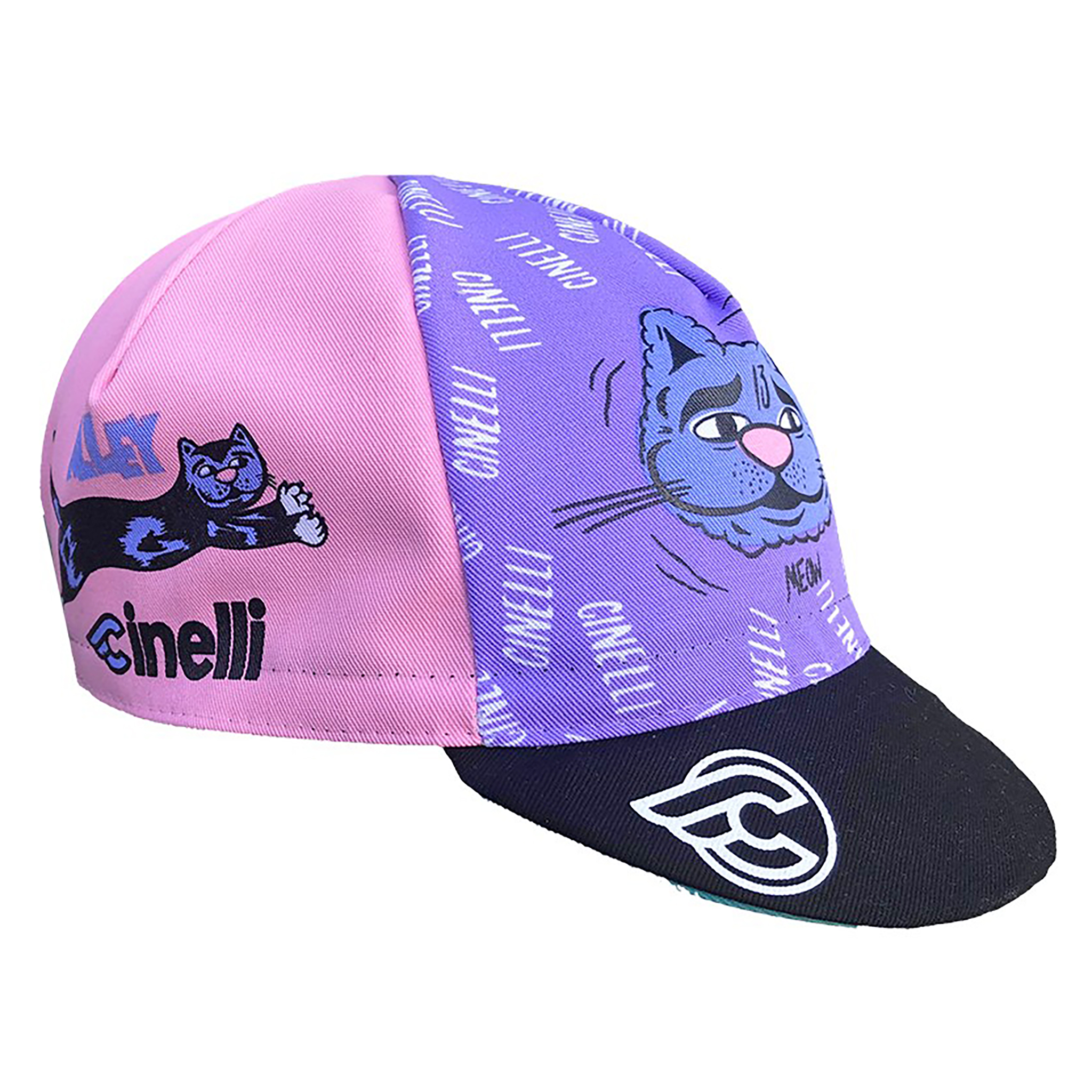 Cinelli Cycling Cap, Stevie Gee Art, Alley Cat