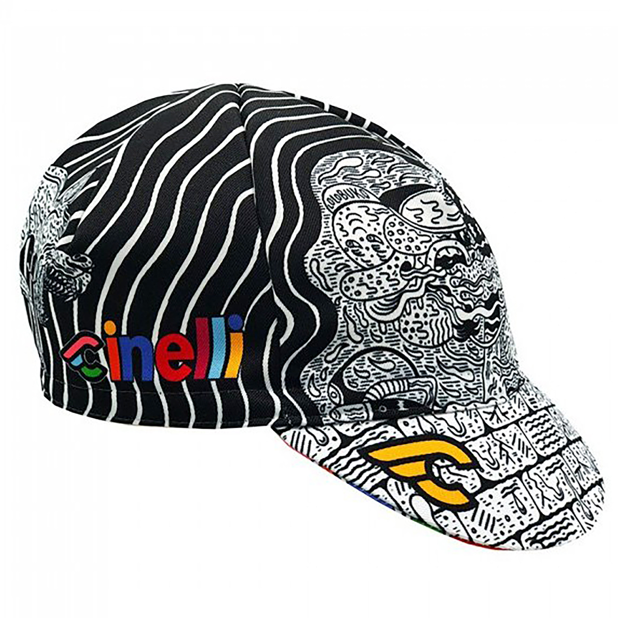 Cinelli Cycling Cap, Louie CorderoArt, Lolobuko