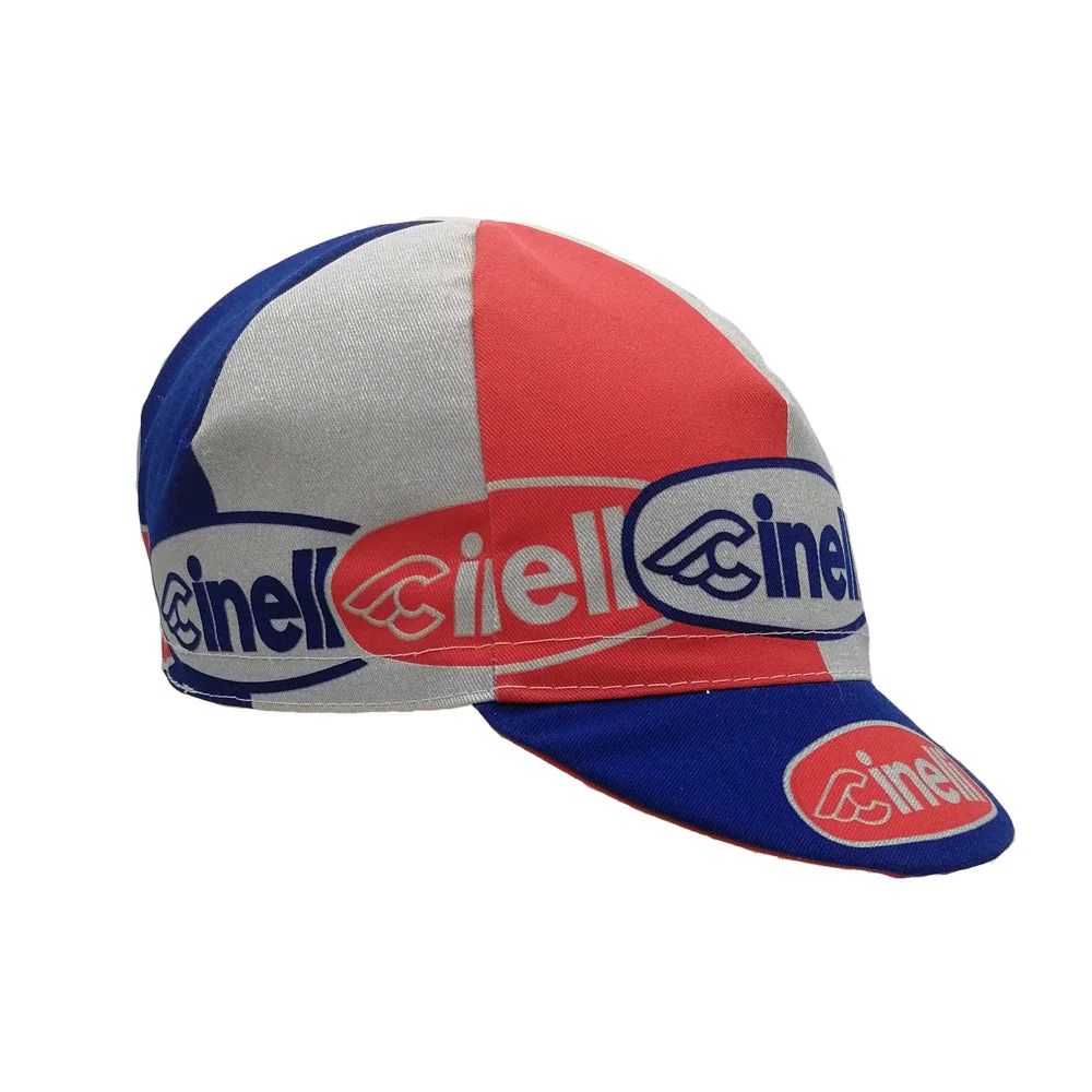 Cinelli Cycling Cap, Oval, Red/Blue