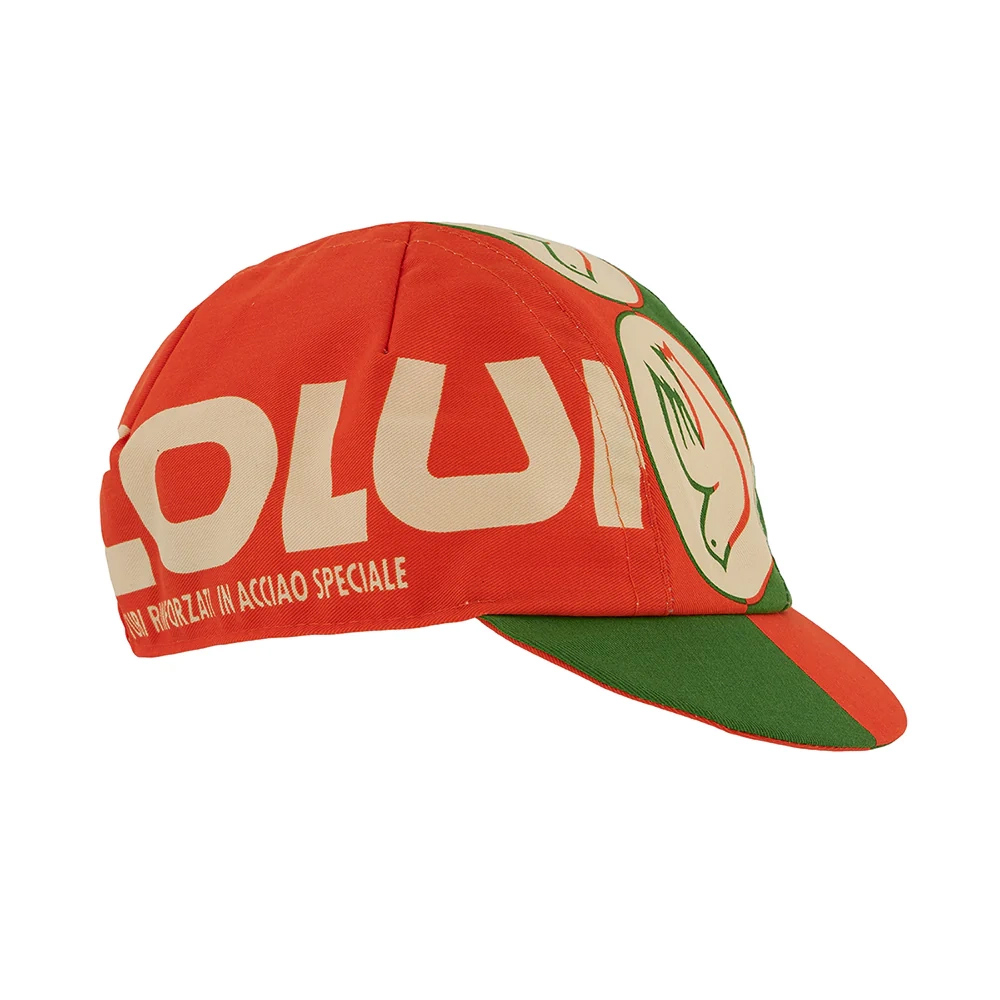 Columbus Cycling Cap, Green Box, Green/Orange