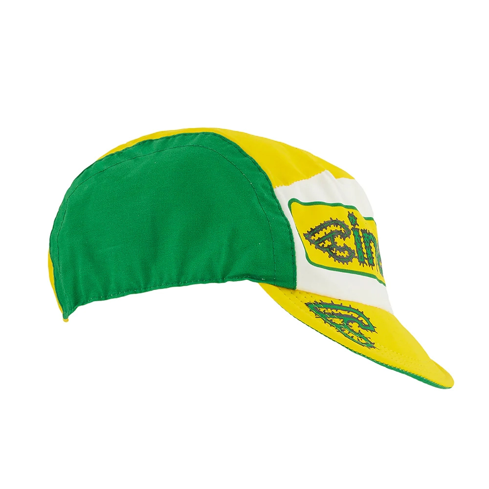 Cinelli Cycling Cap, Explorer Cactus, Yellow/White