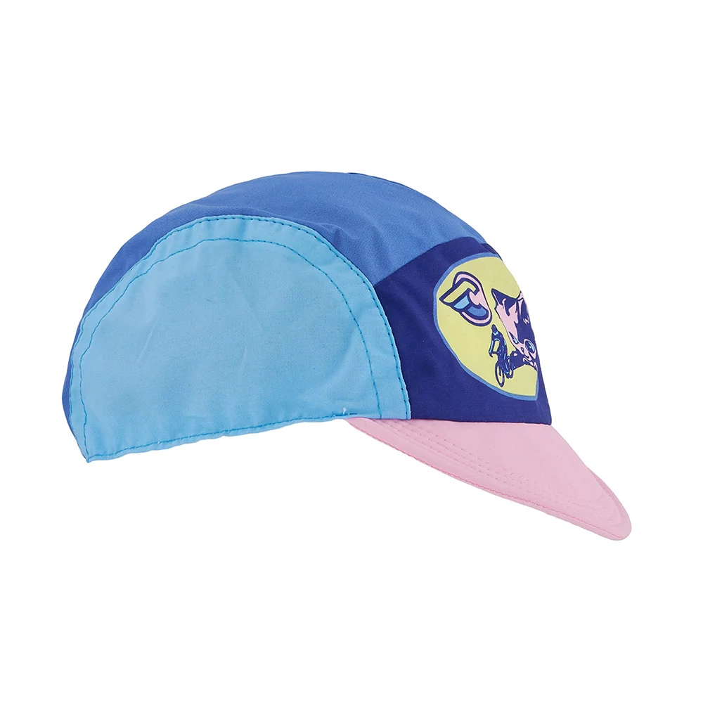 Cinelli Cycling Cap, Explorer Shana Sadeghi Ray Kitten, Blue