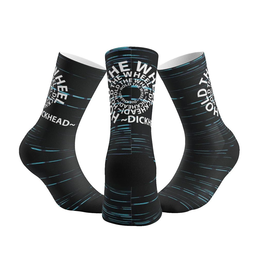 DeFeet Sub360 Evo Mont Ventoux 6" Hold the Wheel Socks, 7-9