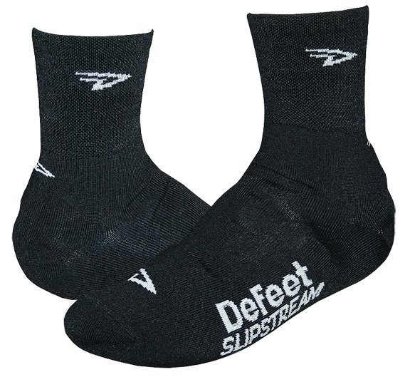 DeFeet Slipstream Shoe Covers, Small/Medium, Black