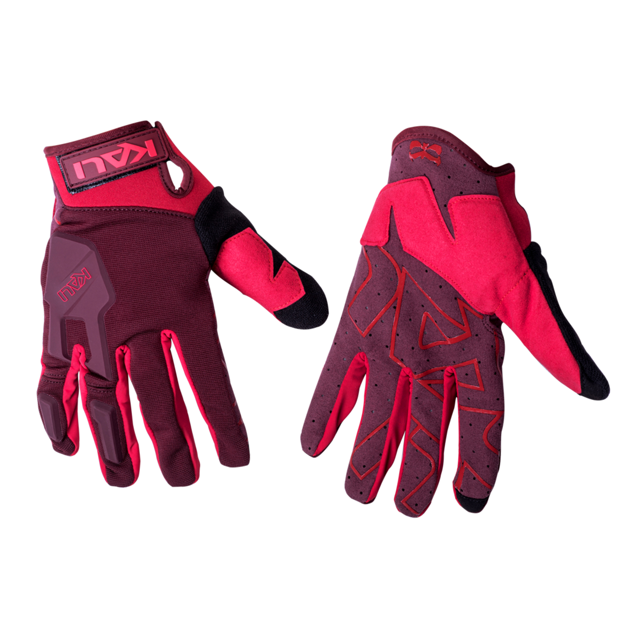 Kali Venture Glove, Large, Black/Red