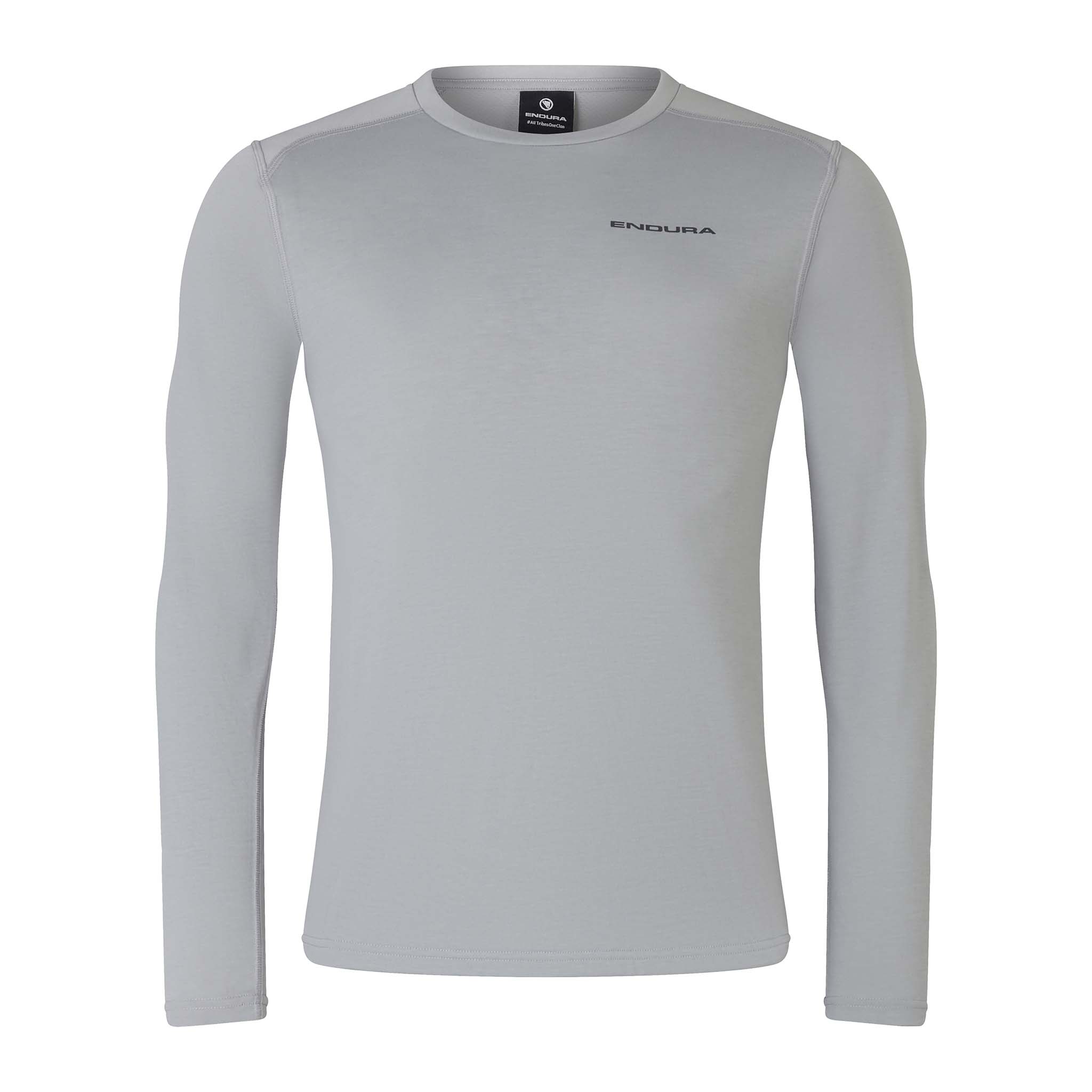 Endura Endura Loop L/S Tech Tee, Large , Dreich Gray ,