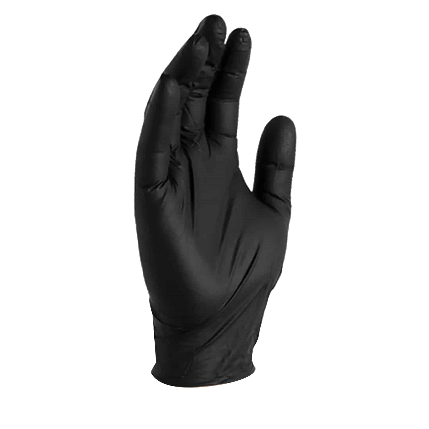 Gloveworks Nitrile Work Gloves, Black, Medium, 100/Box