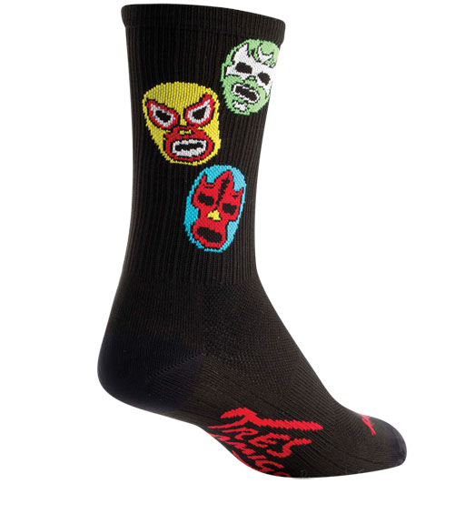 Sockguy 3 Amigos SGX6 Socks, 5-9, Black