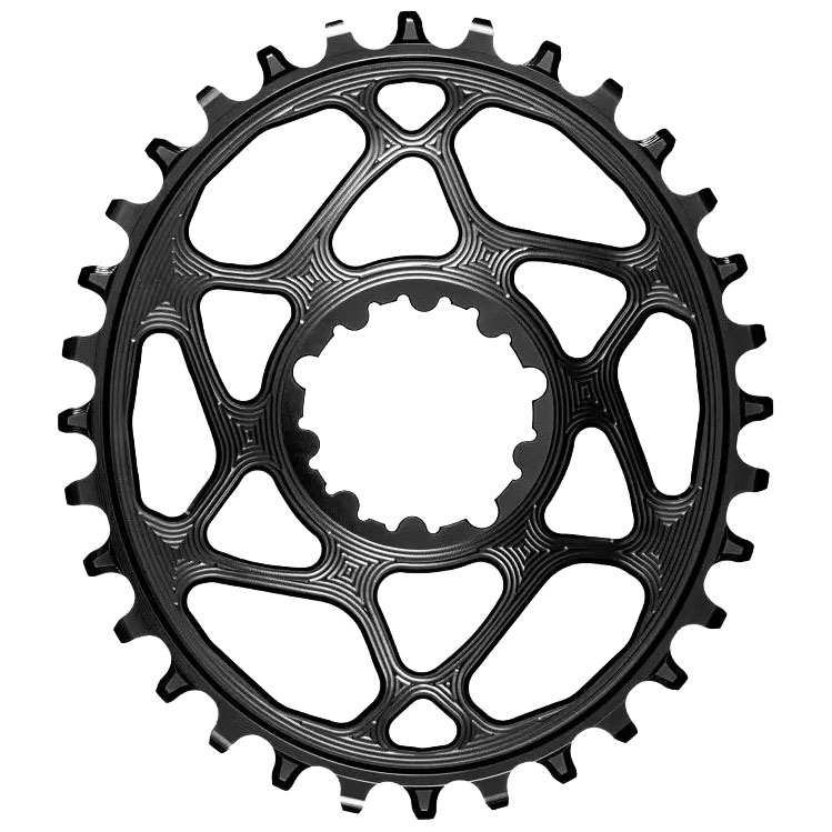 absoluteBLACK Oval SRAM DM (Boost Offset), HG+ Chainring, 30T, Blk