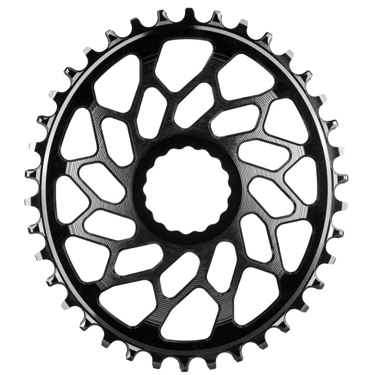 absoluteBLACK Easton Direct Mount CX Oval 40T, Black