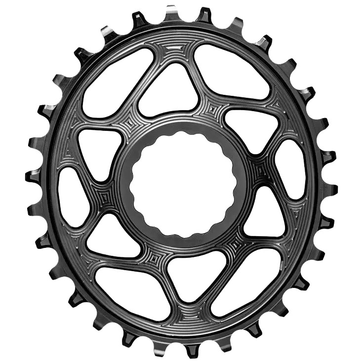 absoluteBLACK XTR M9100 Oval Chainring, 30T, Black