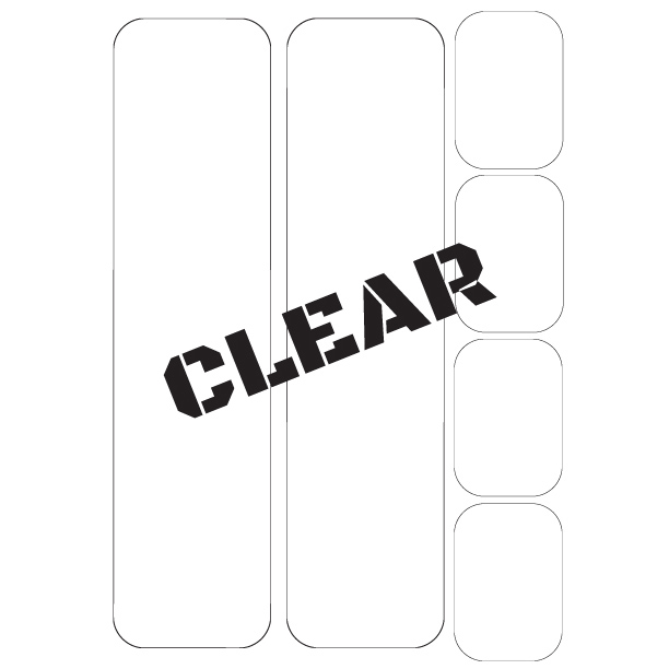 Module Lite Shield Frame Protector Kit, Regular, Matte Clear