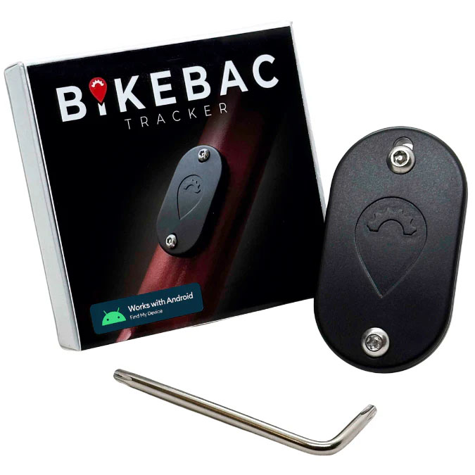 BikeBac Bike Tracker, Android, Black, Each