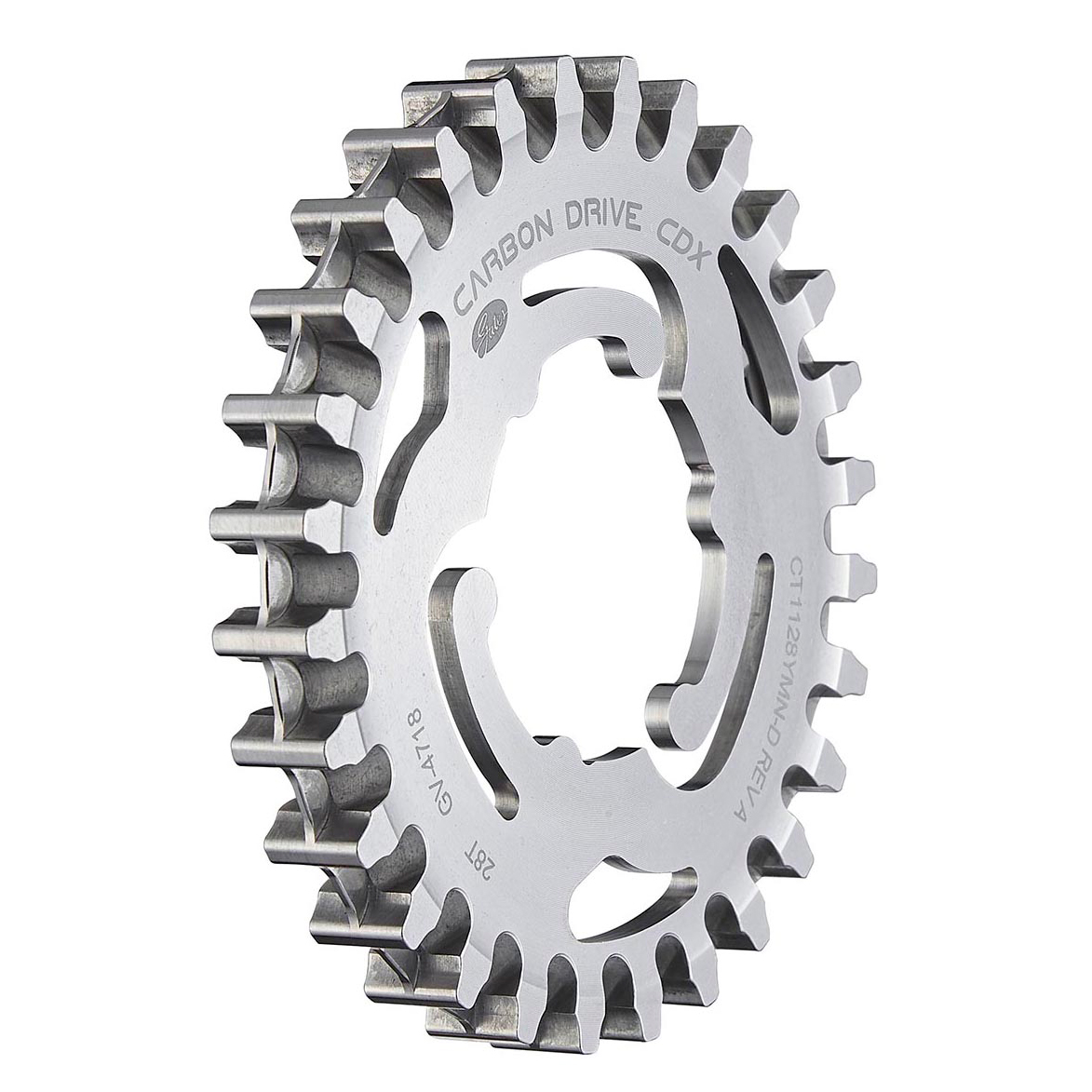 Gates Carbon Drive CDX Rear Cog, SureFit 6-Lobe Di2, 28t