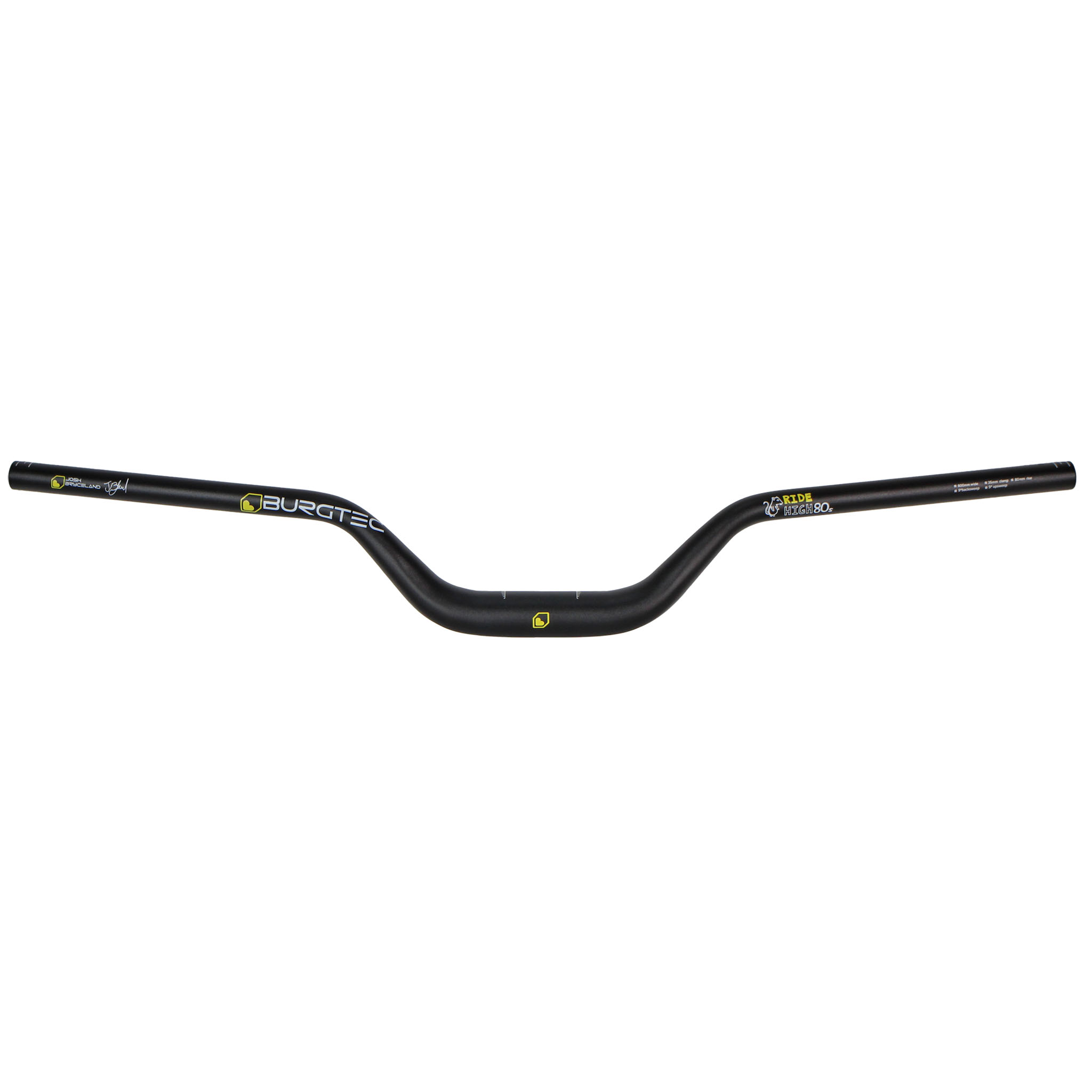 Burgtec Josh Bryceland Ride High Rise Bar, (35) 80/800mm, Blk