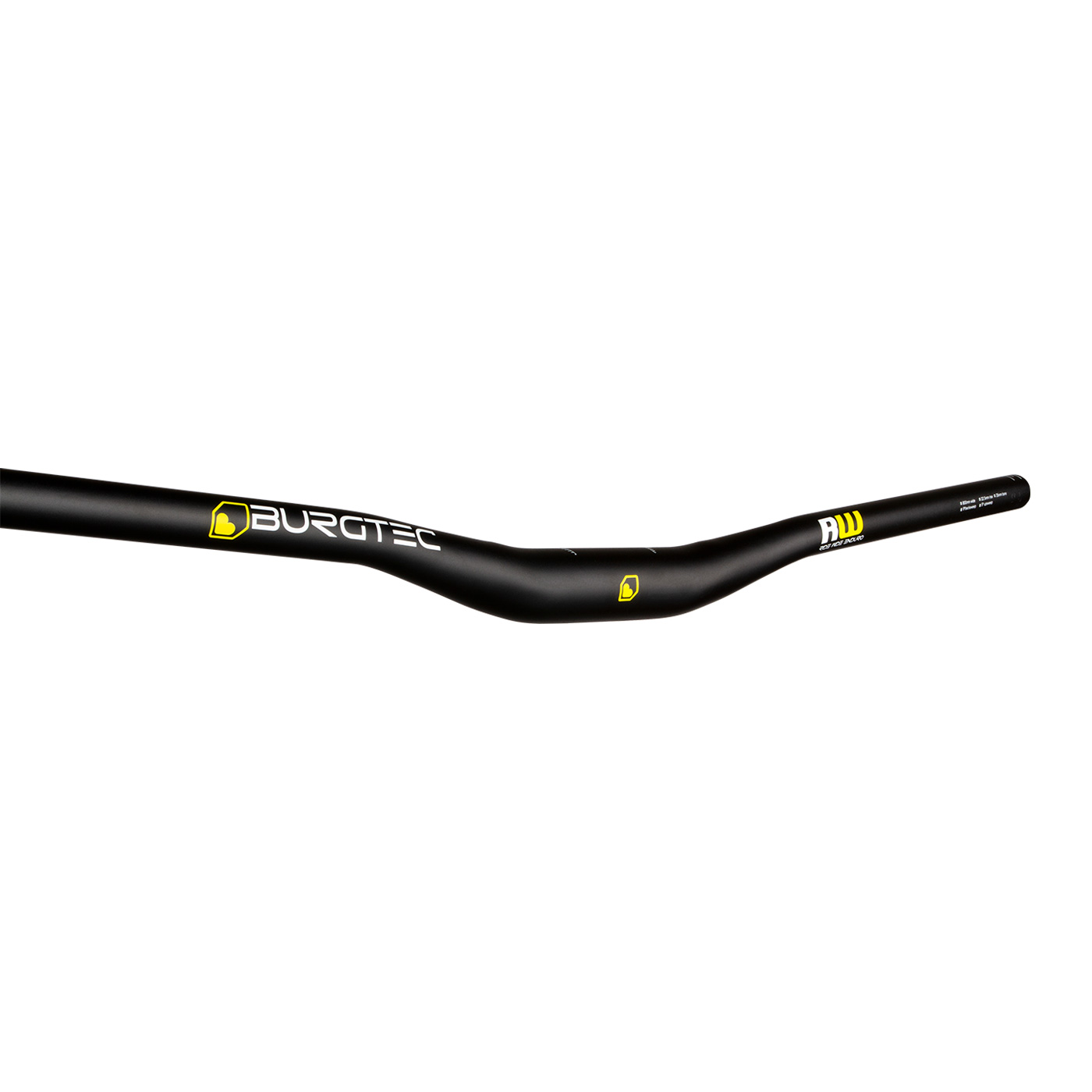 Burgtec Ride Wide Enduro Riser Bar, (35) 22.5mm/800mm - Black