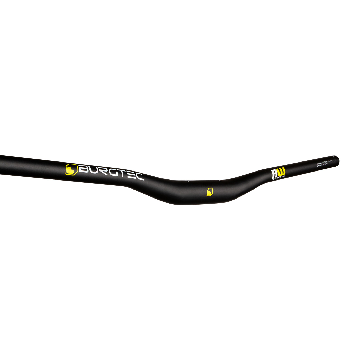 Burgtec Ride Wide DH Riser Bar, (35.0) 22.5mm/800mm - Blk