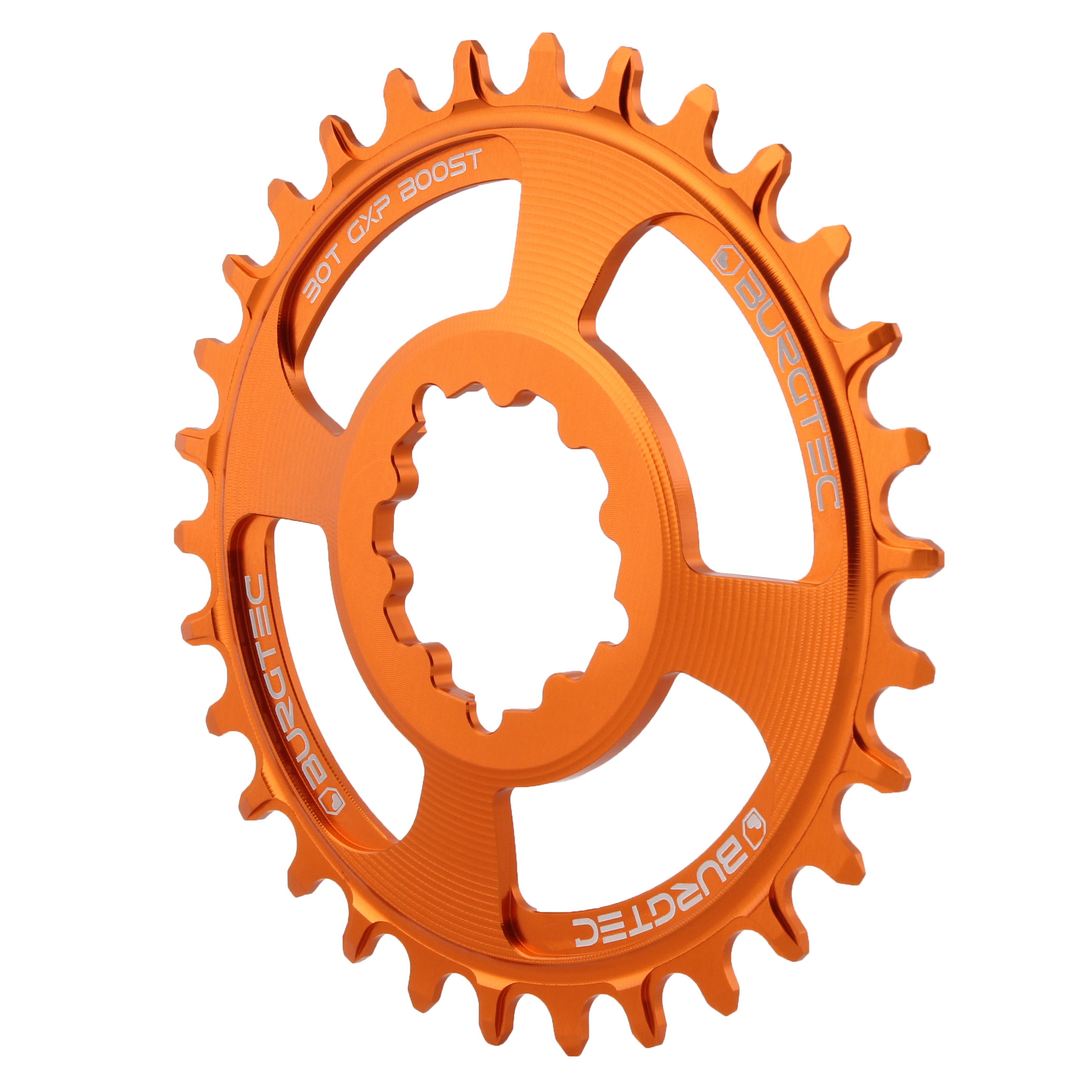 Burgtec GXP Boost 3mm Thick Thin Chainring, 30T - Iron Bro Ora