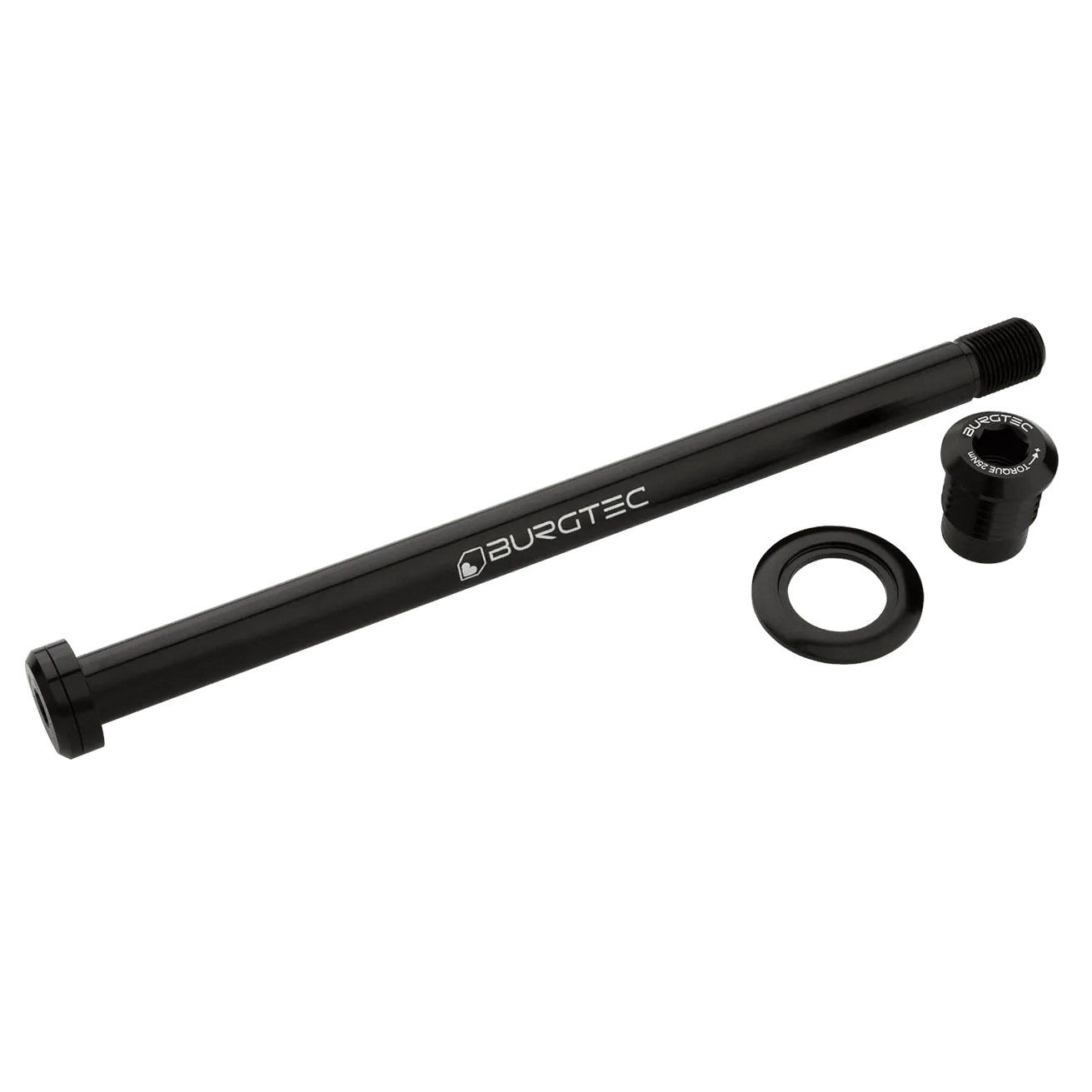 Burgtec Trek 184.5mm Rear Axle, Burgtec Black