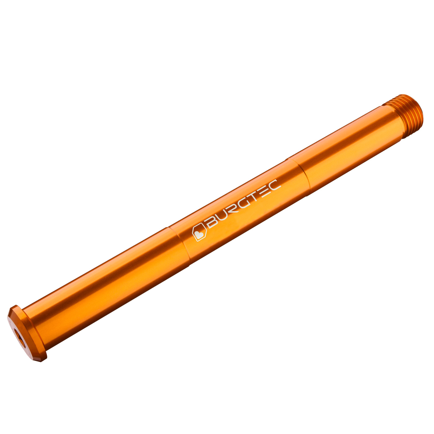 Burgtec RockShox Fork Axle, 15x110mm - Iron Bro Orange