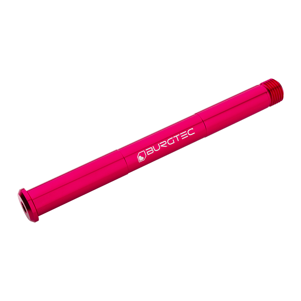 Burgtec RockShox Fork Axle, 15x110mm, Toxic Barbie Pink