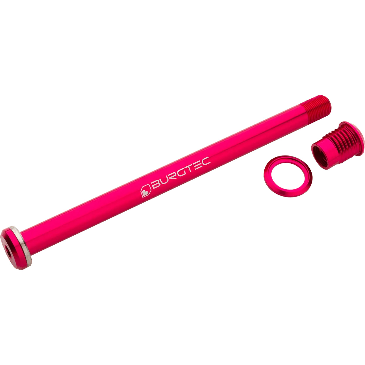 Burgtec Santa Cruz Rear Axle, 12x173.7mm - Toxic Pink