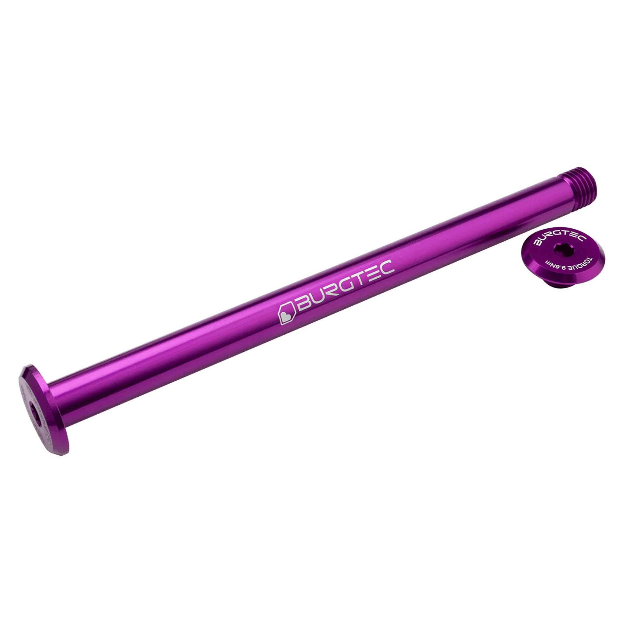 Burgtec Evil SuperBoost+ Rear Axle, 12x180, Purple Rain 