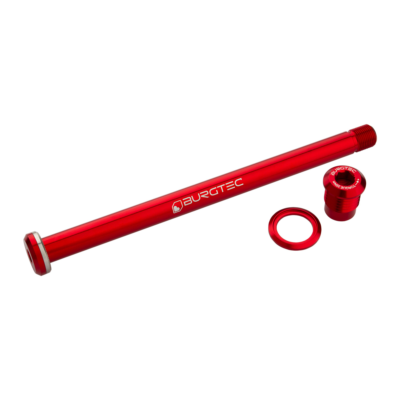 Burgtec Yeti Boost Rear Axle, 12x174mm, Race Red