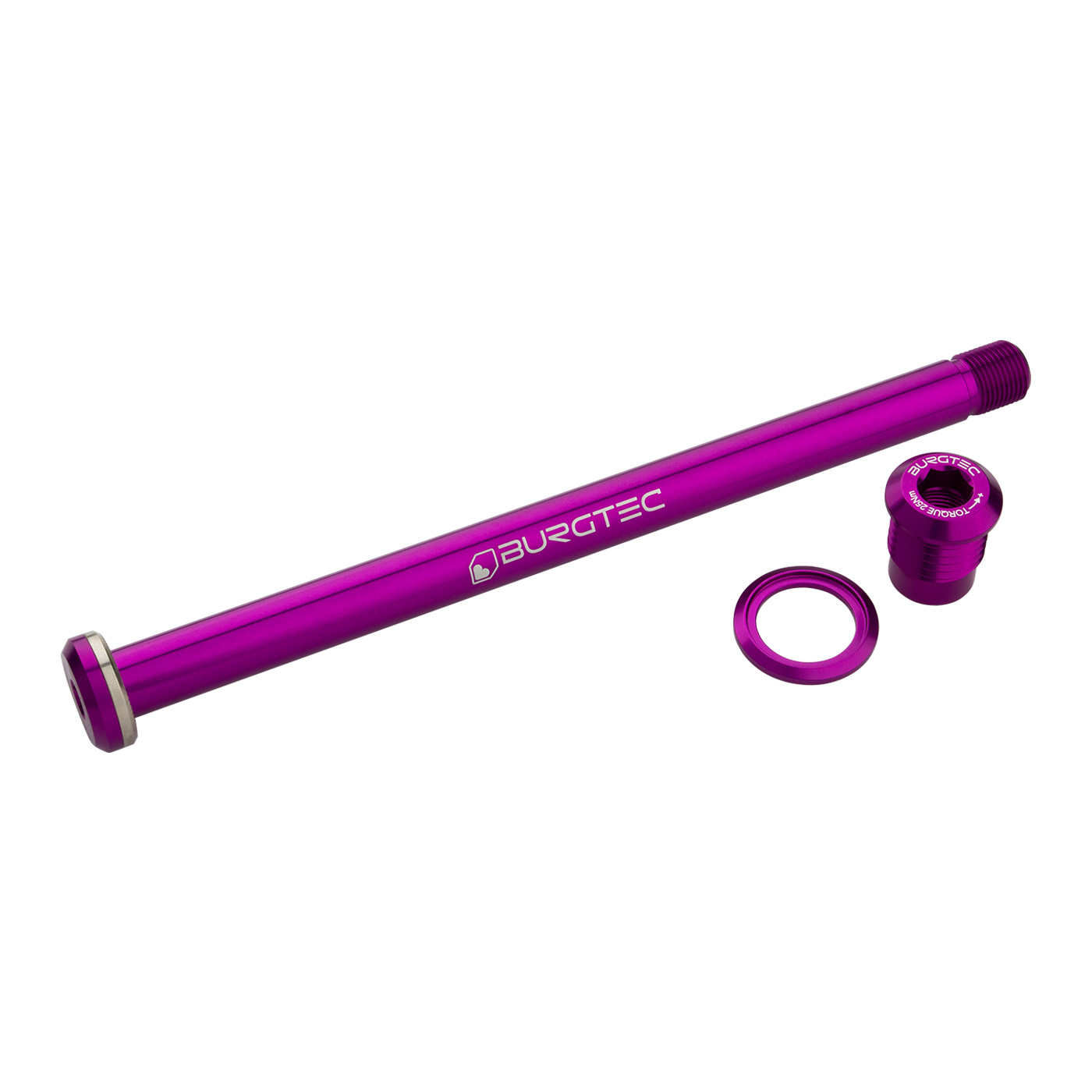 Burgtec Yeti Boost Rear Axle, 12x174mm, Purple Rain