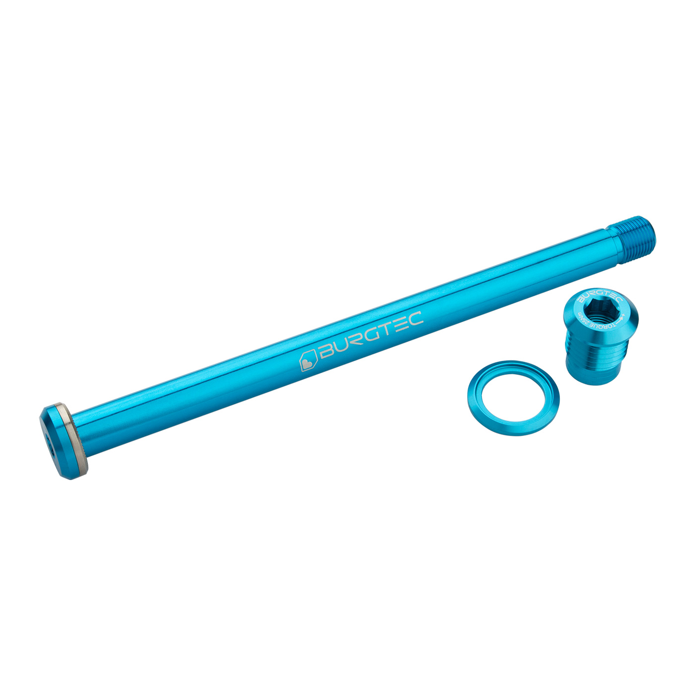 Burgtec Yeti Boost Rear Axle, 12x174mm, Colorado Blue