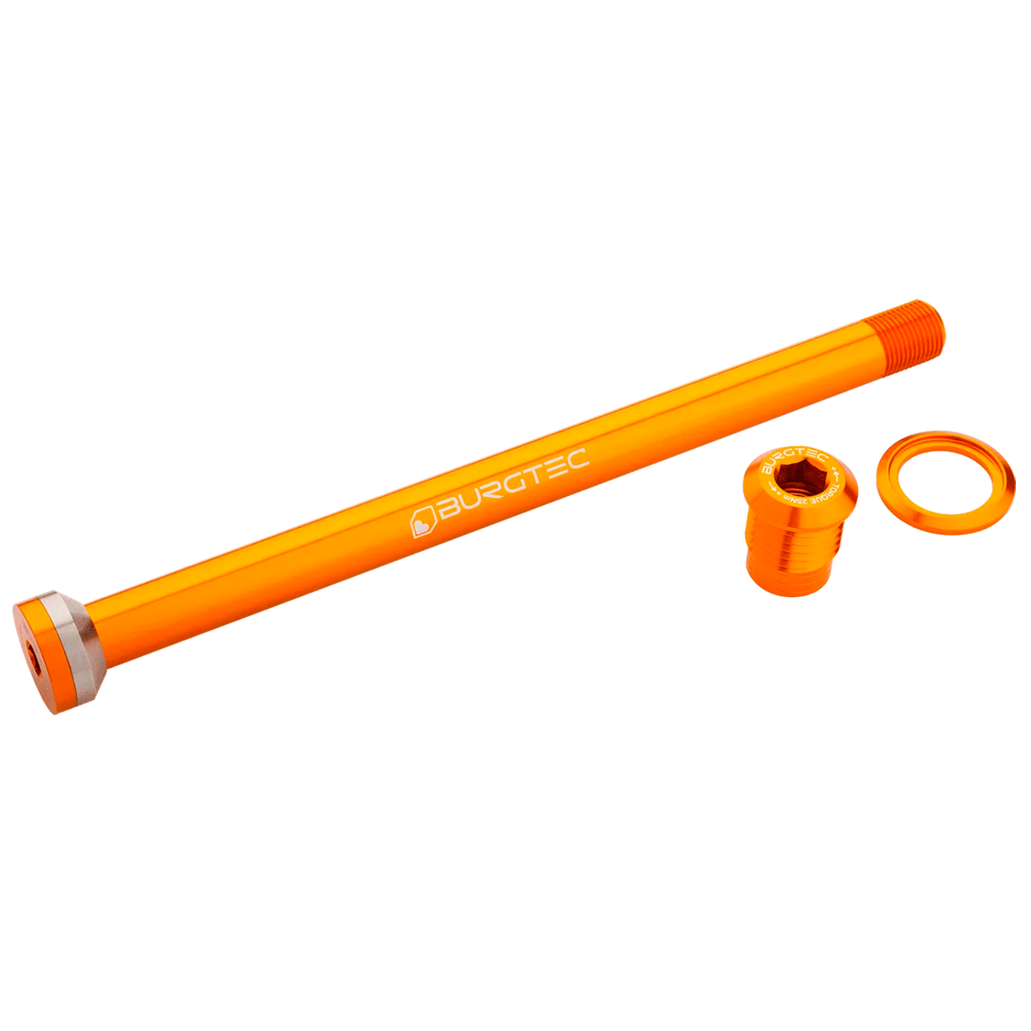 Burgtec Transition 175mm UDH Rear Axle - Iron Bro Orange