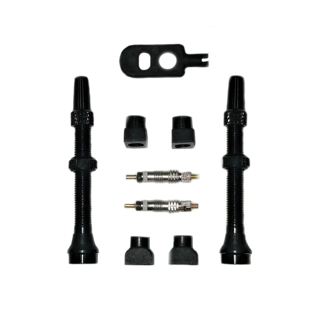 Black Ox Tubeless 40mm Valve Stem Kit, Oil