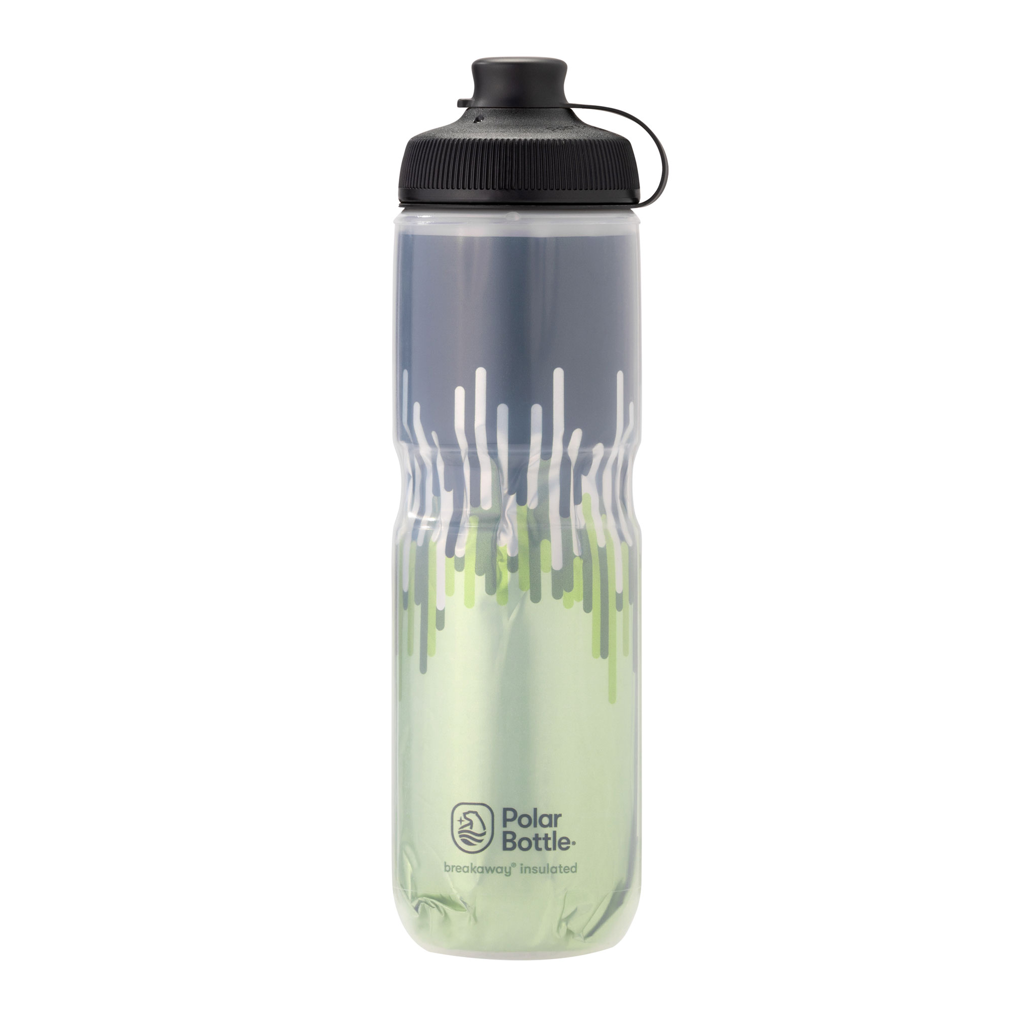 Polar Bottle Muck Insulated Water Bottle, Zipper Moss, 24oz 