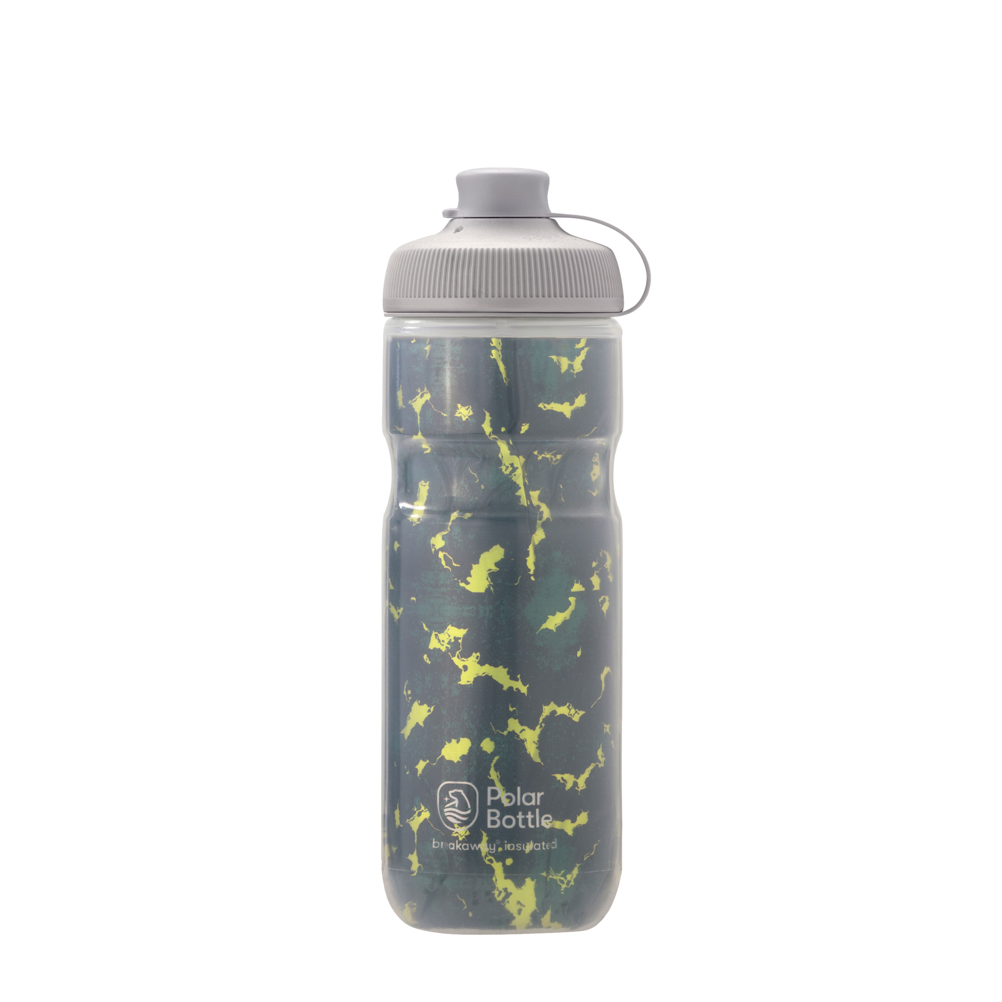 Polar Bottle Muck Insulated Water Bottle, Shatter Forest, 20oz 