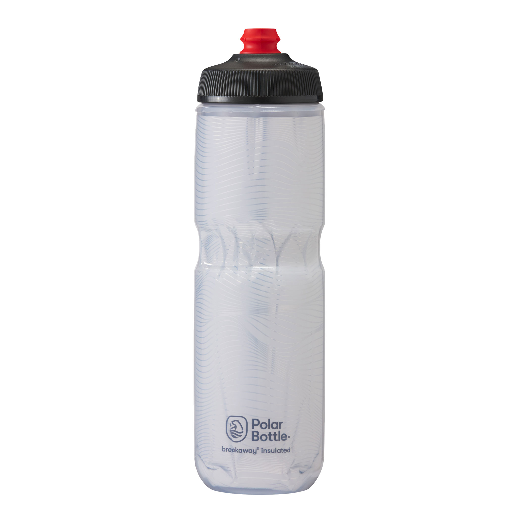 Polar Bottle Breakaway Water Bottle, Jersey Knit White, 24oz 