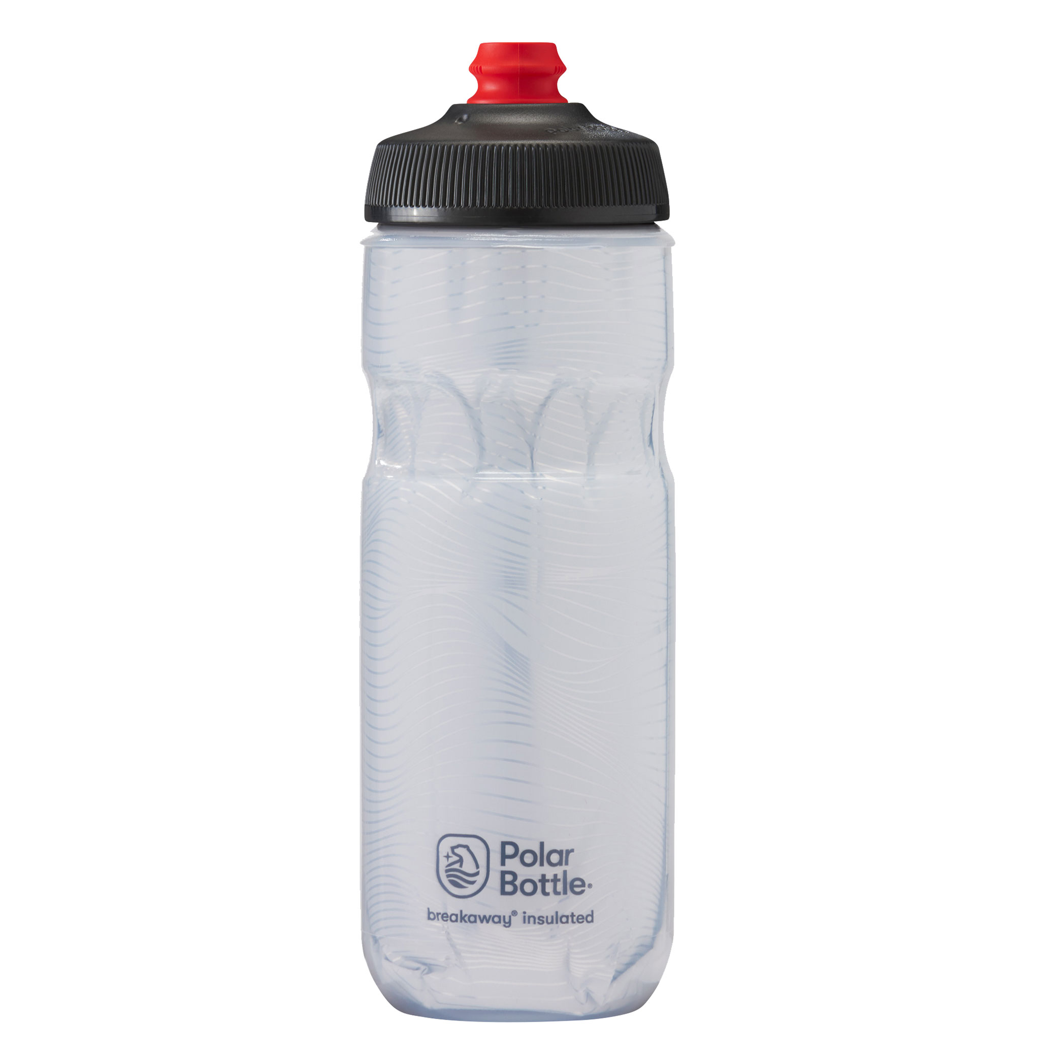 Polar Bottle Breakaway Water Bottle, Jersey Knit White, 20oz 