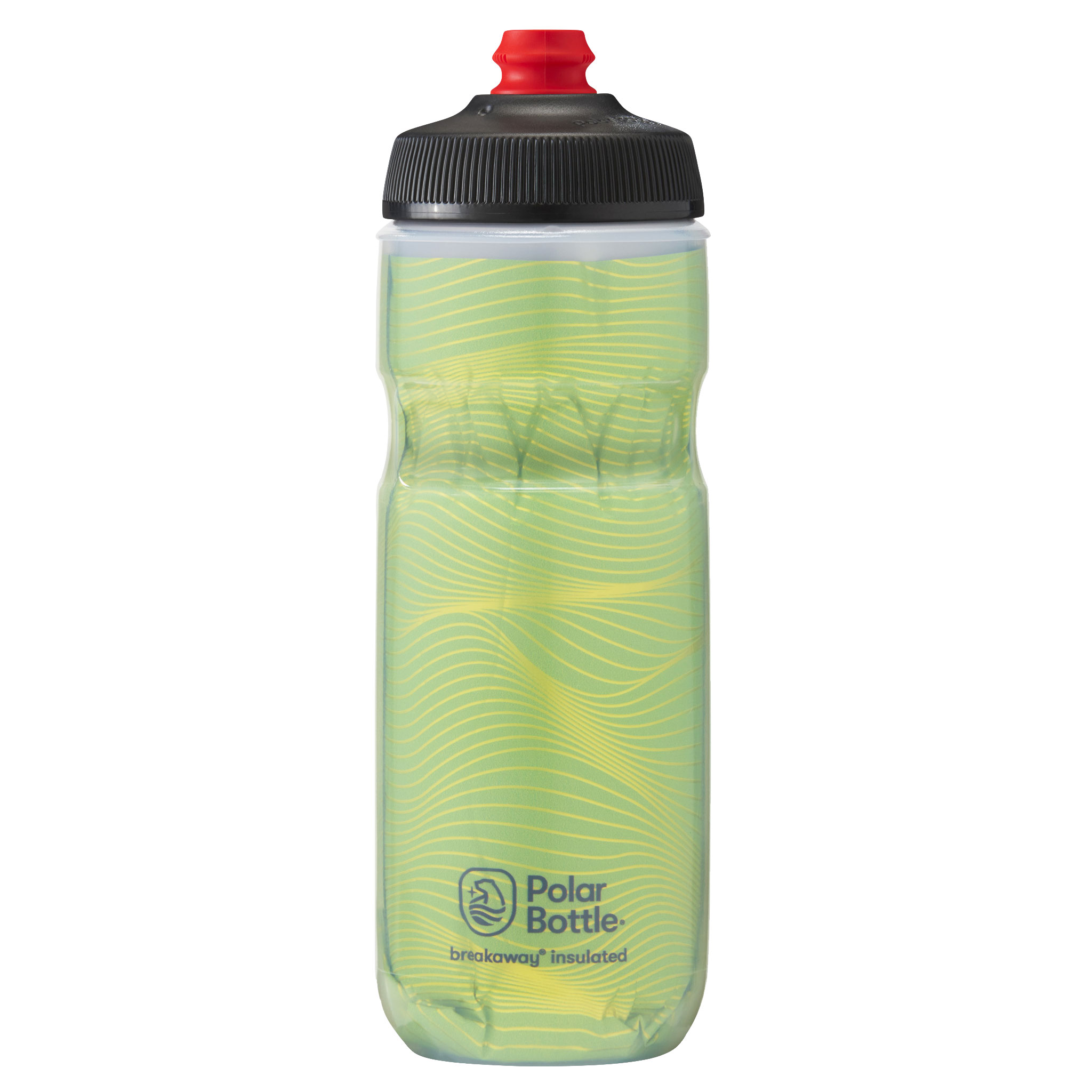 Polar Bottle Breakaway Water Bottle,JerseyKnitHighlighter,20oz 