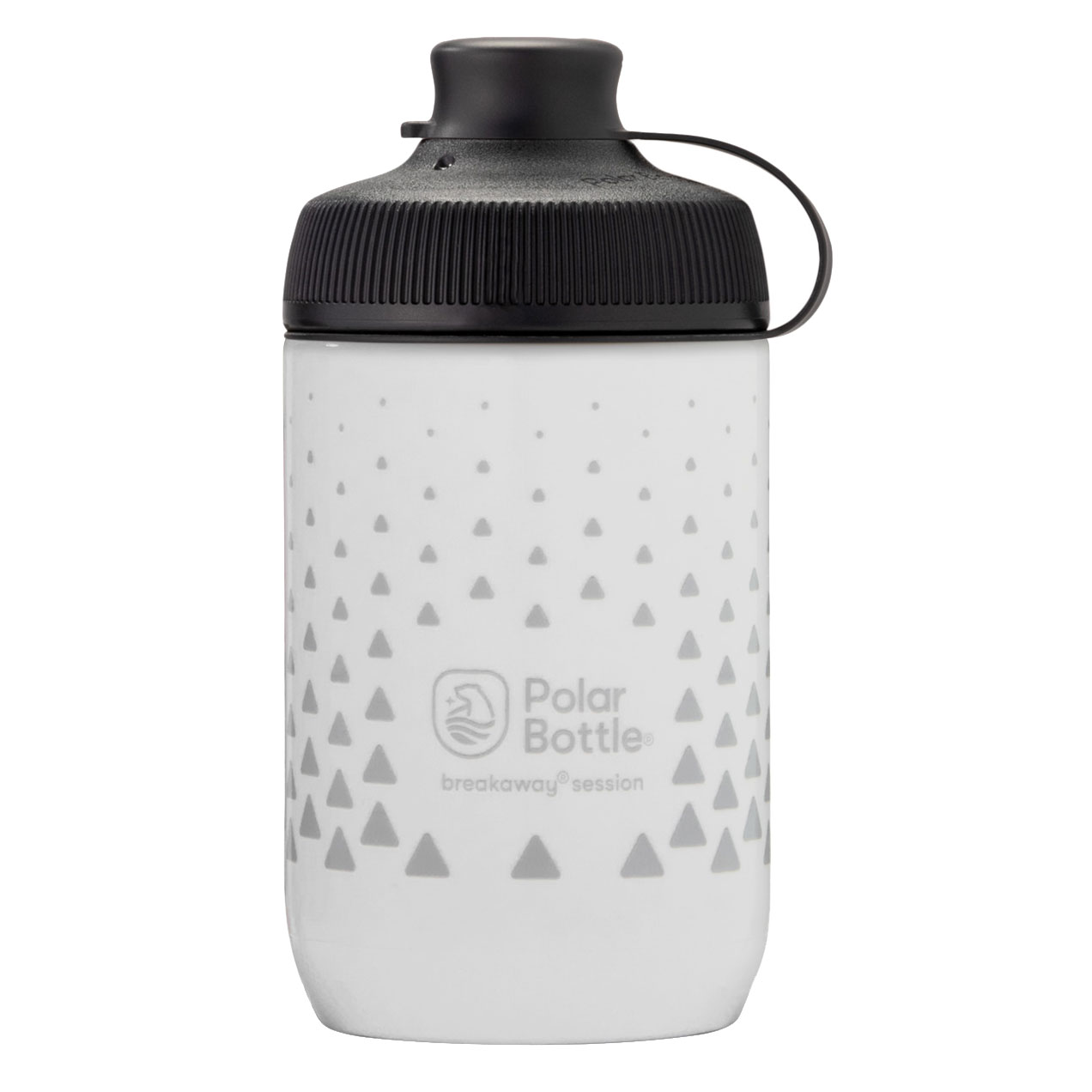 Polar Bottle Session Muck Water Bottle, White/Charcoal,15oz 