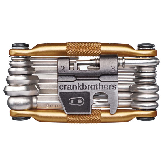 Crankbrothers Multi-19 Mini Tool with Flask, Gold