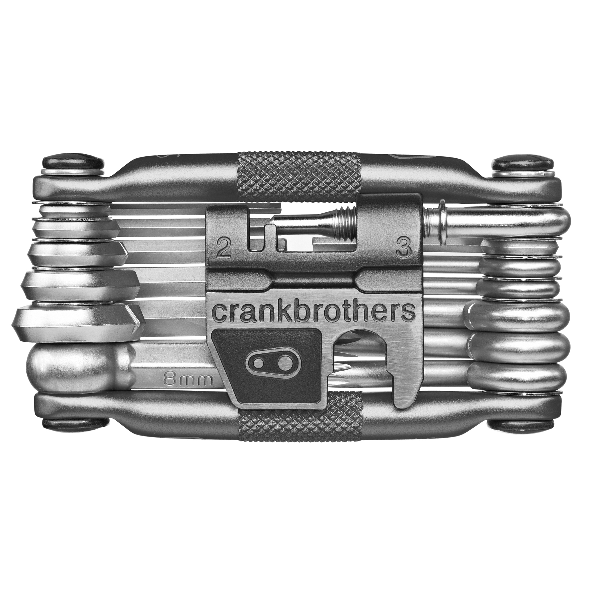 Crankbrothers Multi-19 Mini Tool with Flask, Nickel