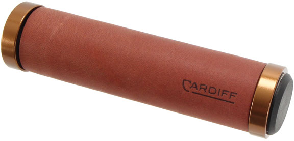 Cardiff Julian Locking Leather Grip, Standard - Brown