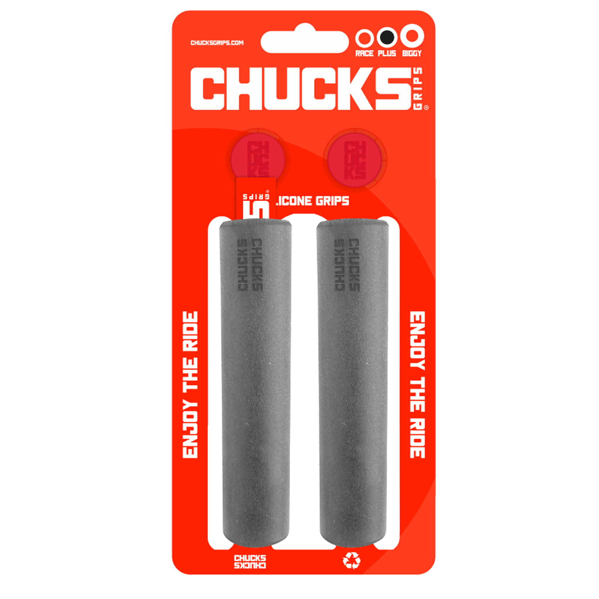 Chucks Grips Plus Grips 130mm x 27.5mm, Gray