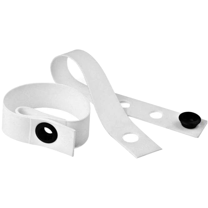 Cycloc Wrap Pant Leg and Gear Strap, White