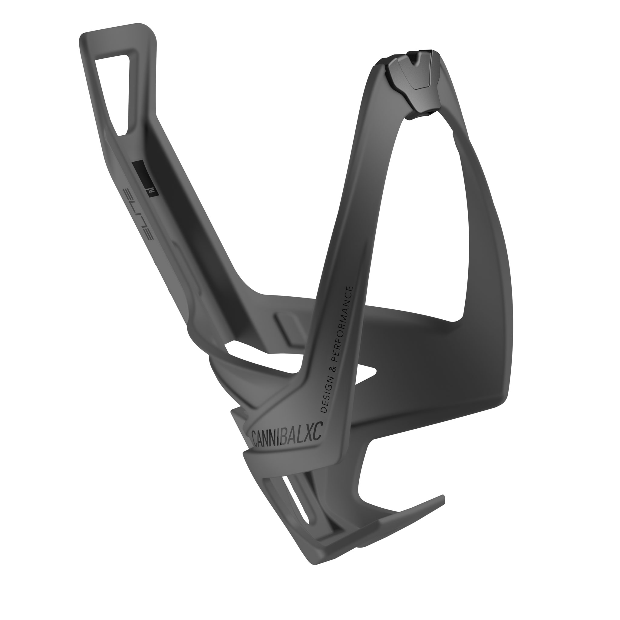 Elite Cannibal XC Bottle Cage, Soft Touch Black | Bikeparts.Com