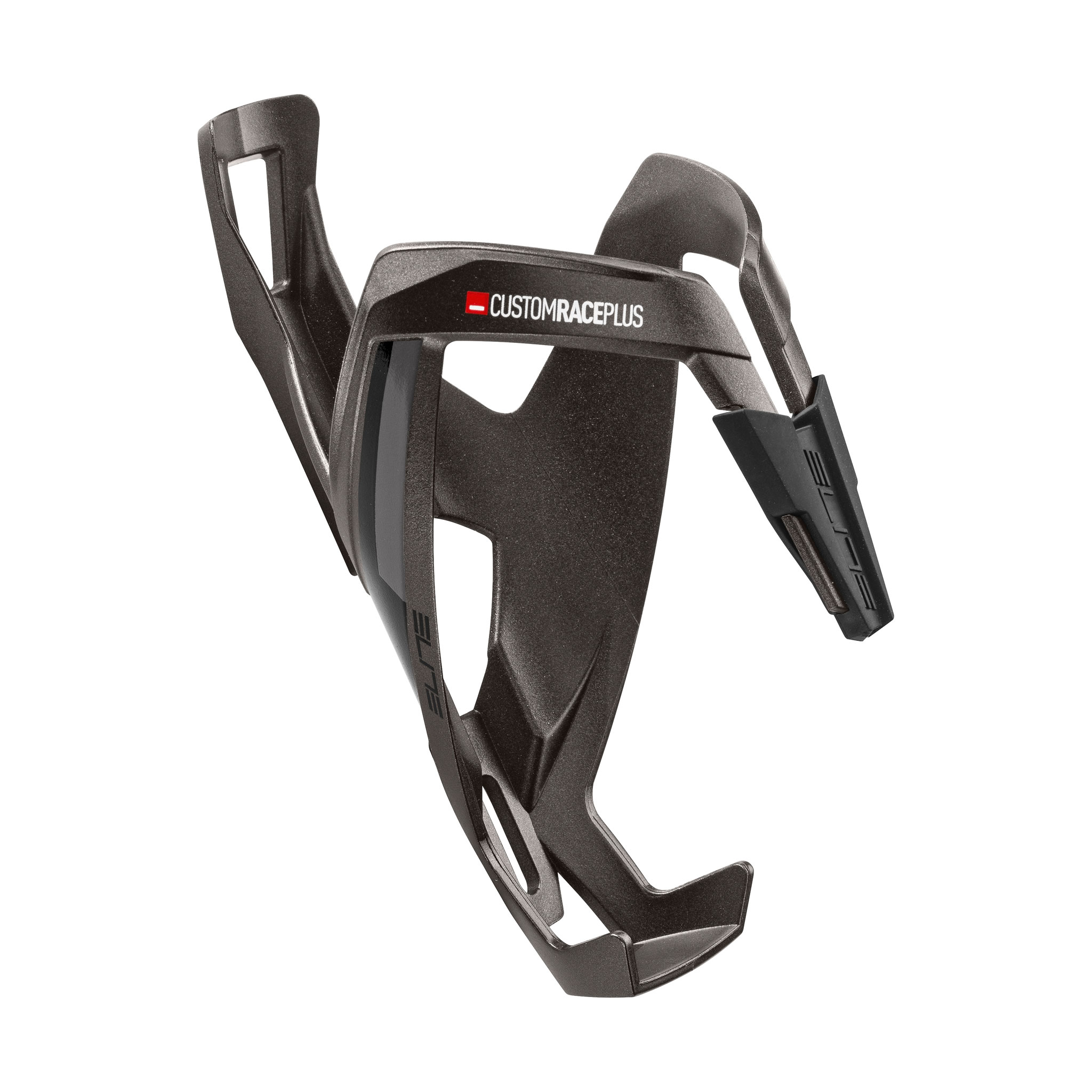 Elite Custom Race Plus Bottle Cage, Titanium/Black 