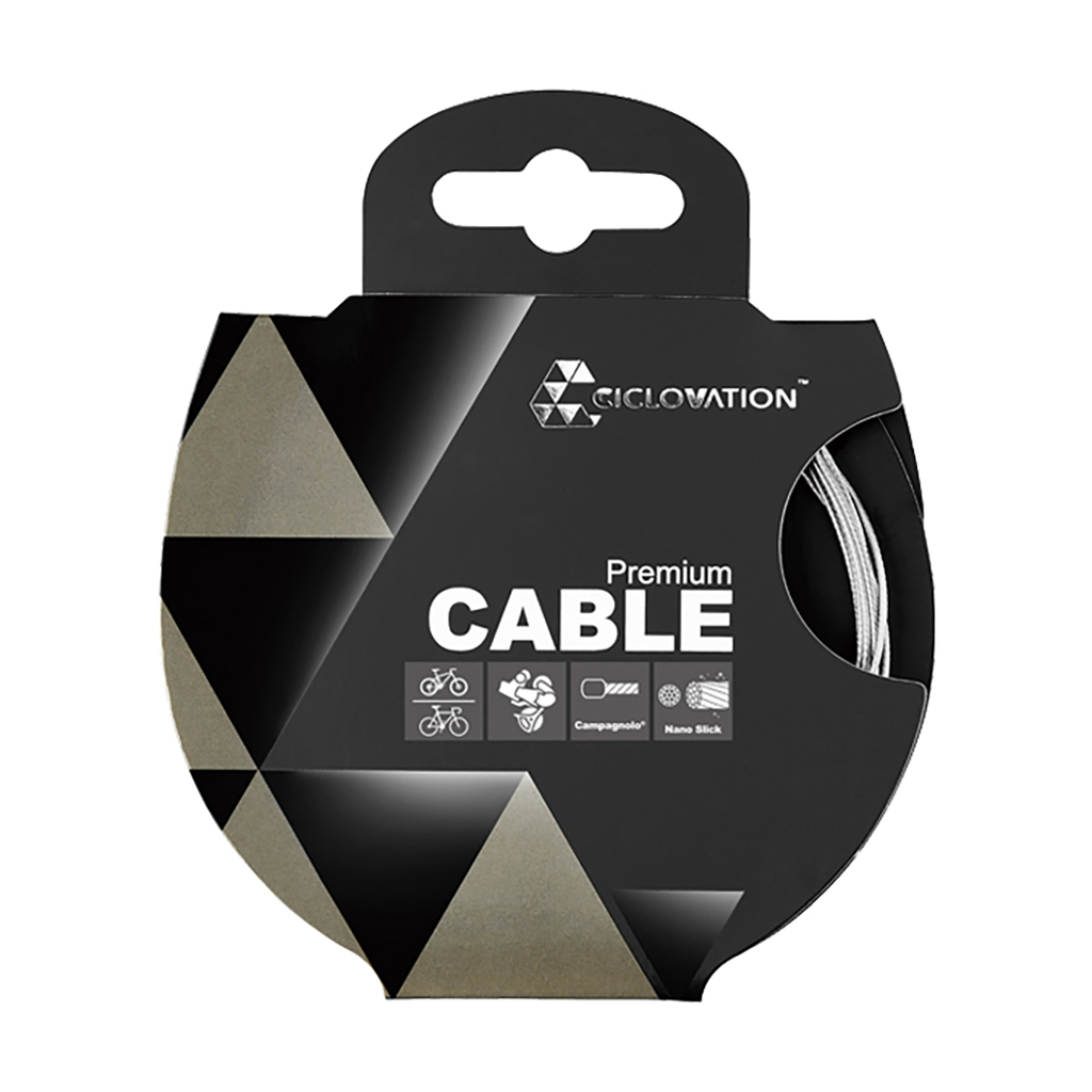 Ciclovation Campy Shift Cable Shining Silver 1.1mm - 2100mm - Each