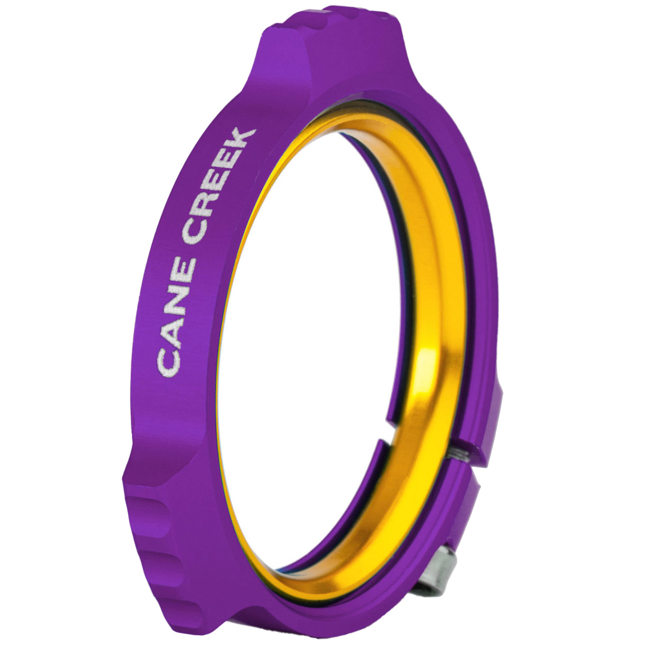 Cane Creek Alloy Preload Collar and Ti Bolt- Purple